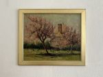 schilderij Delaune, Fernand Delaune, olieverf Delaune, schilderij Normandië