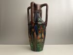 vaas Maes, aardewerk Torhout, vaas Art Nouveau, Maes Torhout