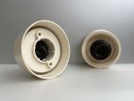 vintage plafonnieres, vintage lampjes, cilindervormige lampjes, glazen plafondlampen