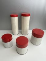 vintage blikken, vintage bewaarblikken, set voorraadblikken, vintage set