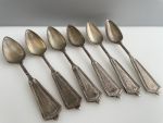 zilveren koffielepels, antieke koffielepels, zilveren koffielepel, koffielepels