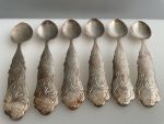 koffielepel, koffielepels, koffielepels Douwe Egberts, verzilverde koffielepels